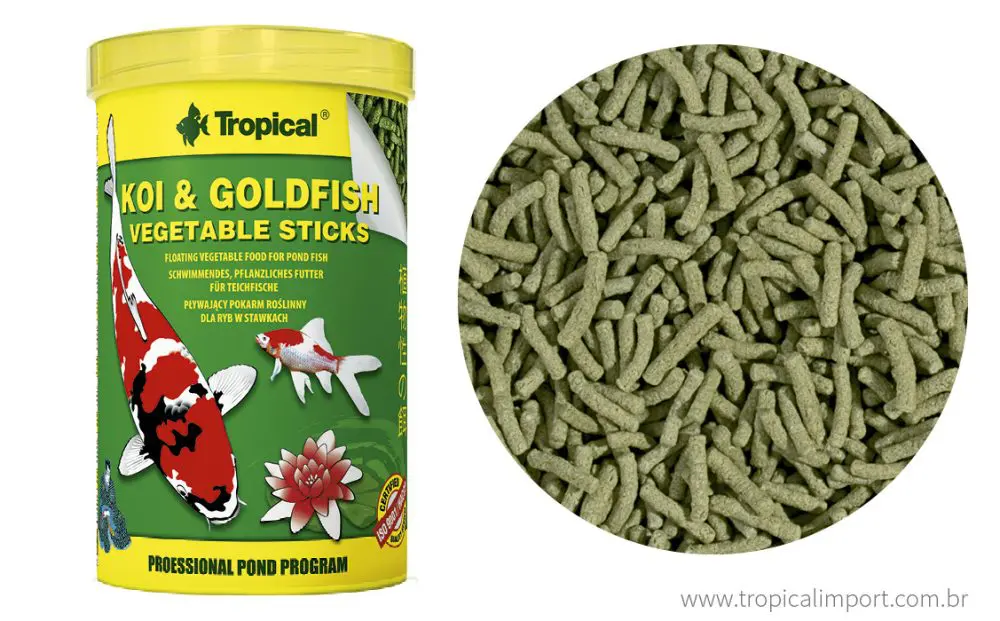 Koi-Goldfish-Vegetable-Sticks Koi & Goldfish Vegetable Sticks - Imagem 1